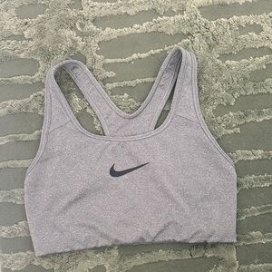 Nike Women's Heather Gray Sports Bra